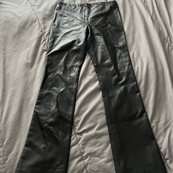 Moda International Pants - Moda international size 4 100% leather pants